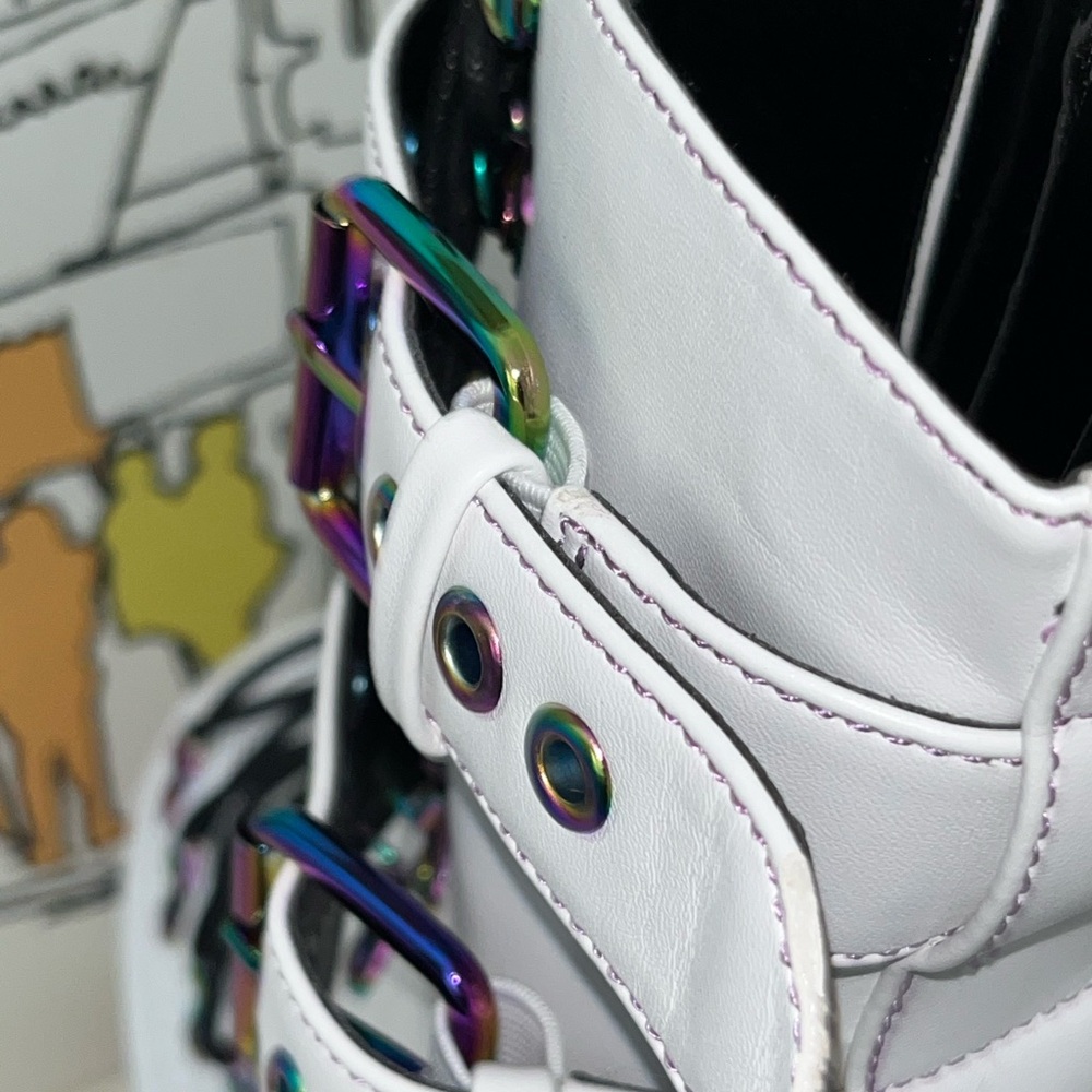 BNWT!! Current Mood Colorful Mushroom Mega Platform Boots - Picture 11 of 11
